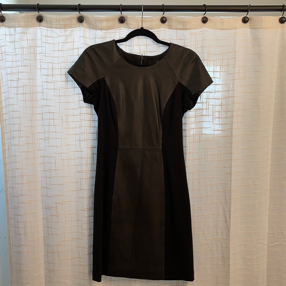 Real leather mini dress! Size small